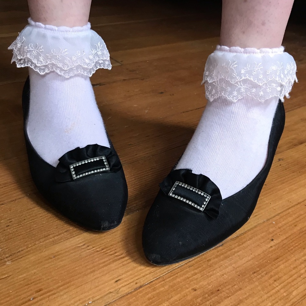 Vintage 80s Salvatore Ferragamo Black Heels